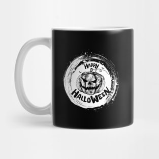 Halloween Scary Evil Pumpkin Funny Pumpkin Head Mug